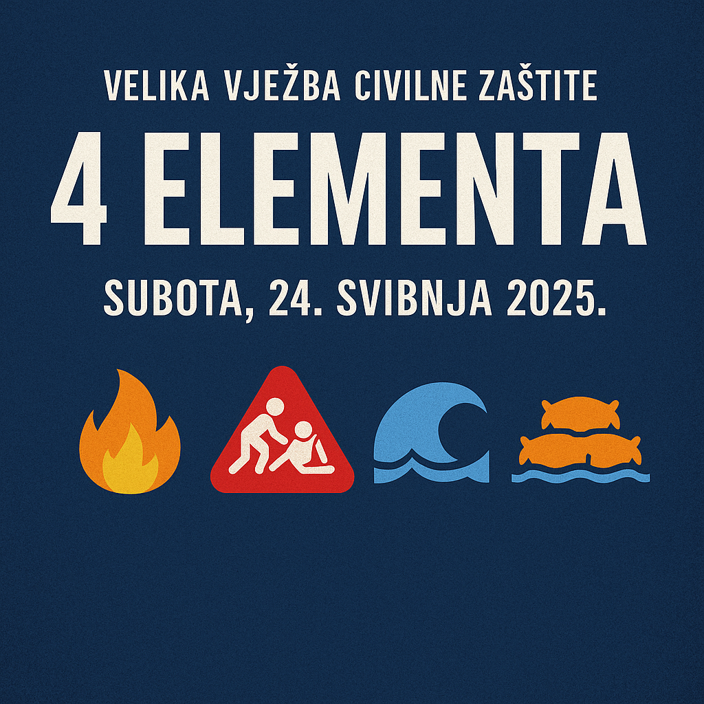 Slika: U Kaptolu se sprema vježba "4 elementa" s više scenarija