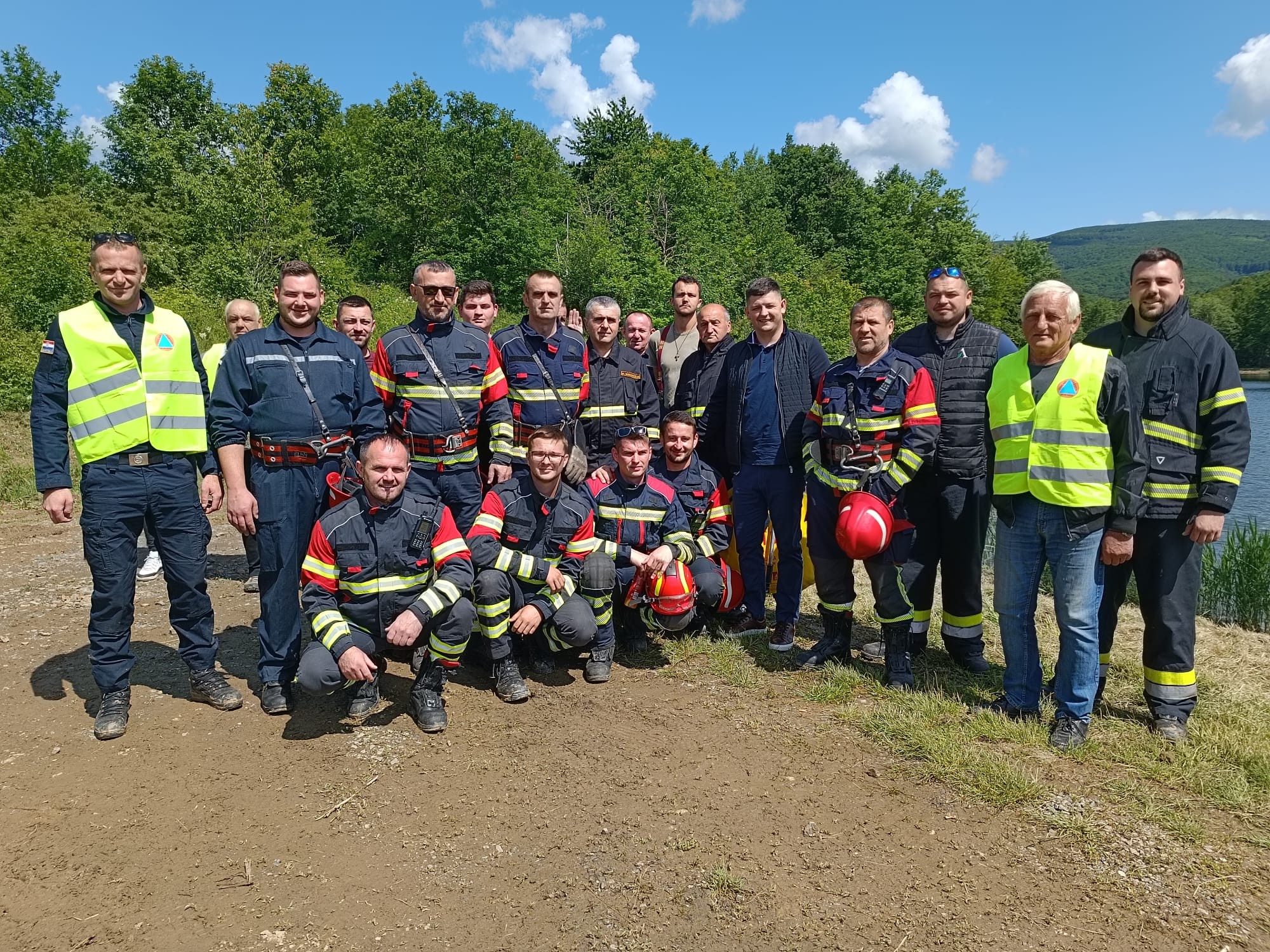 Slika: Zajedno za sigurniju zajednicu – održana vježba “4 ELEMENTA” u Kaptolu